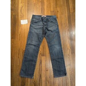 GAP Boyfriend Jeans Womens 4R Dark Wash Relaxed Straight Leg Distressed Denim